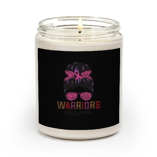 Warriors Wear Pink Scented Candles