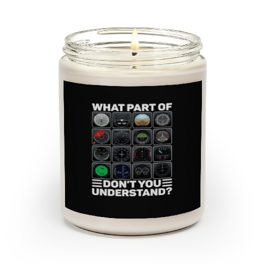 Airline Aircraft Airplane Instruments Indicators Scented Candles