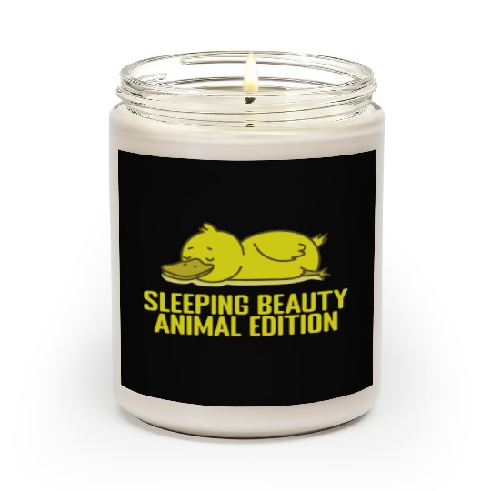 Sleeping Beauty, Animal Edition Pajamas Scented Candles