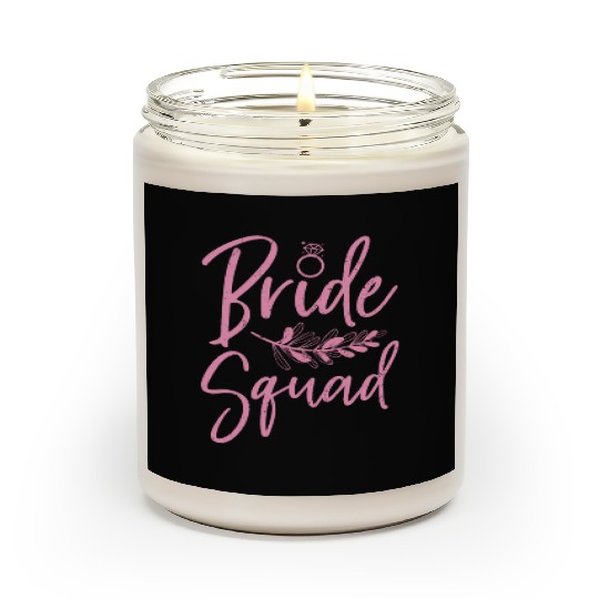 Bride squad wedding party wedding gift bride Scented Candles
