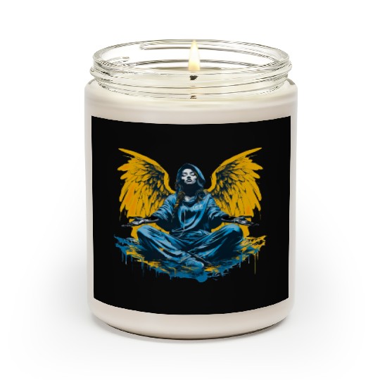Woman with Angel Wings Angel Esoteric Wings Scented Candles