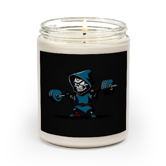 Gym Reaper, Grim Reaper Scented Candles halloween fitness