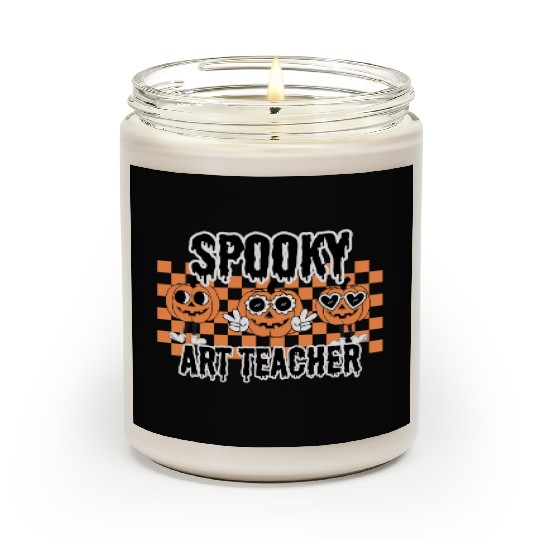 Halloween Spooky Art Teacher Scented Candles