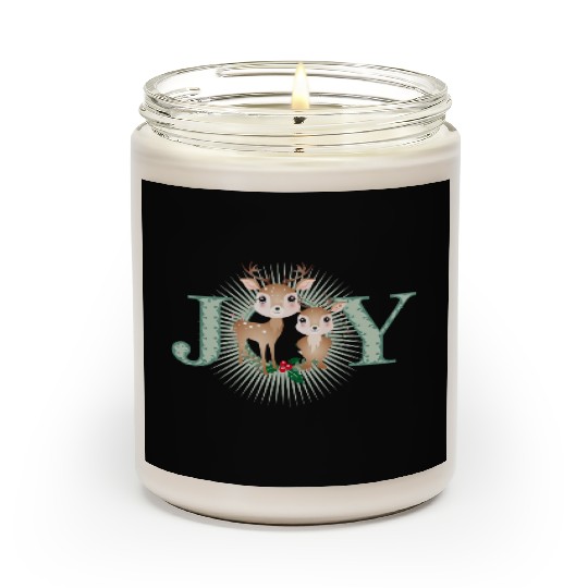 two cute deer - Joy for Christmas Scented Candles