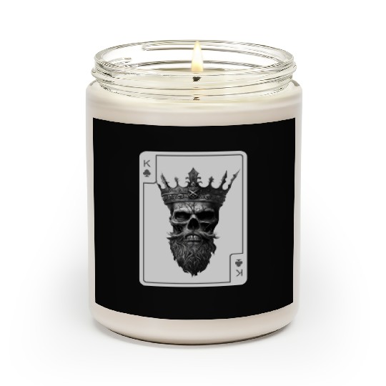 King Spades Halloween Creepy Gothic Poker Scented Candles