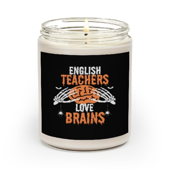 Halloween English Teacher Scented Candles