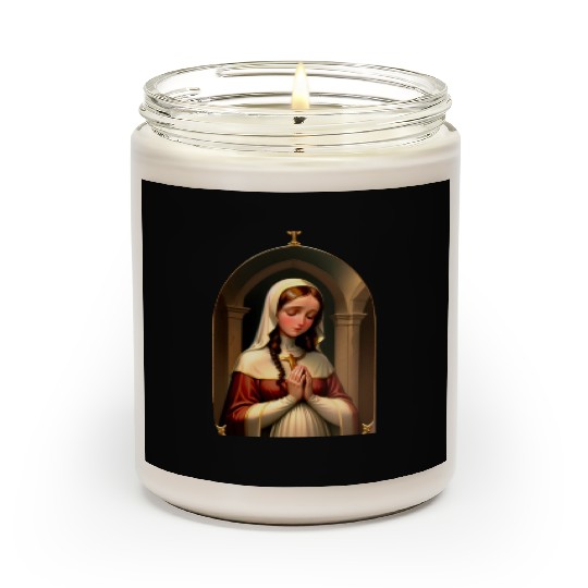 Praying Virgin Mary Scented Candles