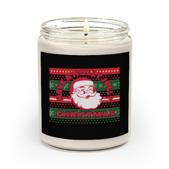 Have a Holly Jolly Christmas, vintage Scented Candles