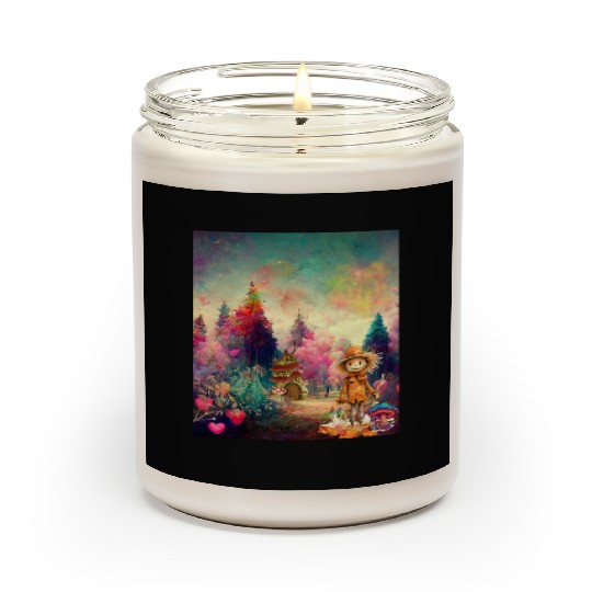 "Enchanted Dreams - Psychedelic Autumn Forest" Scented Candles