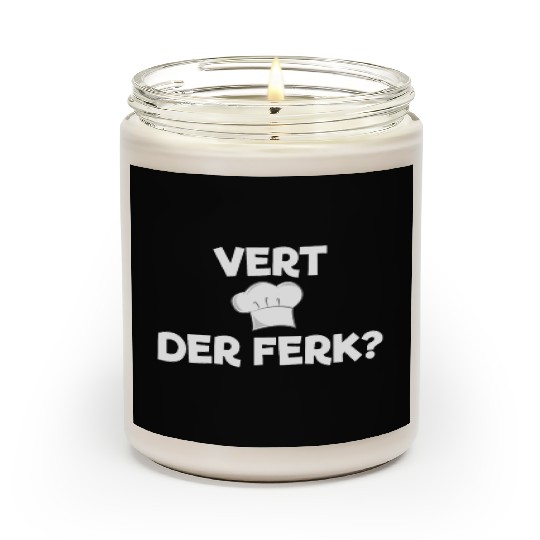 Swedish Chef Vert Der Ferk Funny Swedish Chef Scented Candles