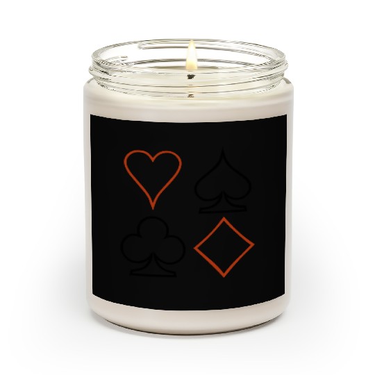 Playing Card Poker Scented Candles