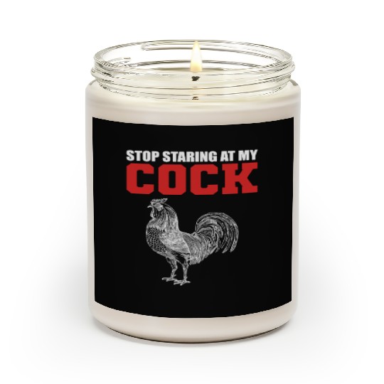 Stop Staring Joker or Comedian Gift Scented Candles