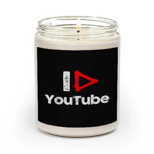 I love YouTube Scented Candles