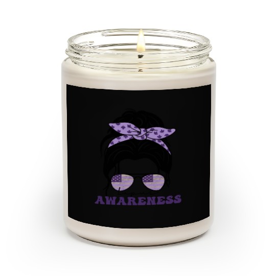 In May We Wear Purple Retro Lupus Awareness Month Scented Candles