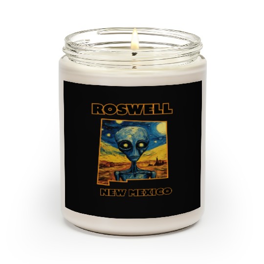 Roswell New Mexico - Alien Scented Candles