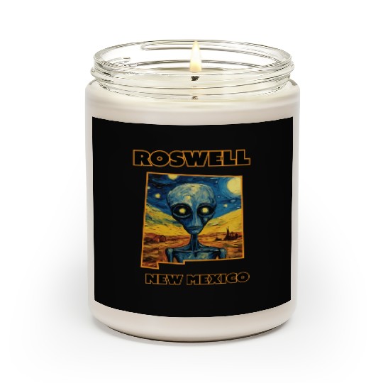 Roswell New Mexico - Alien Scented Candles