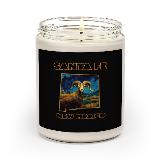 New Mexico - Big Horn Sheep Scented Candles