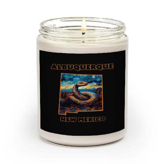 New Mexico - Rattlesnake Scented Candles