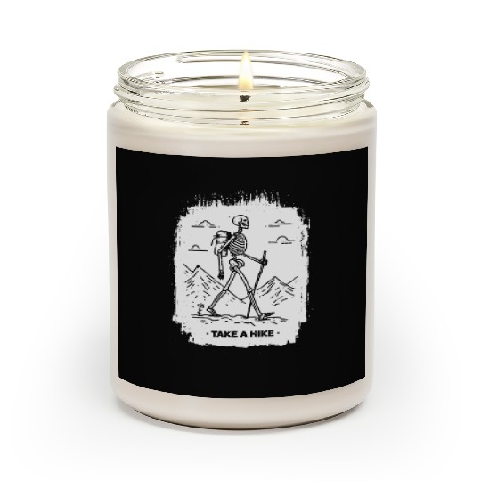 Take a Hike - White Ink Scented Candles