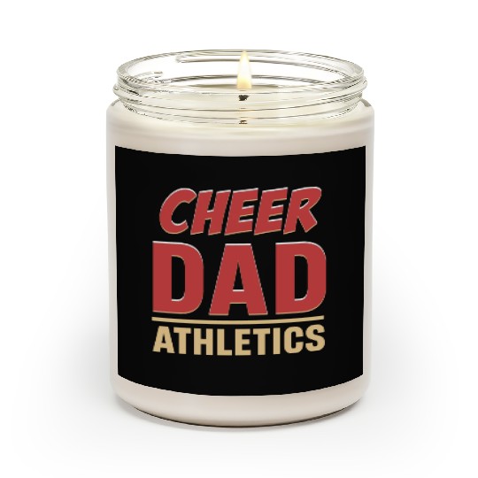 Cheer Dad Athletics Sports Football Gymnastics Scented Candles