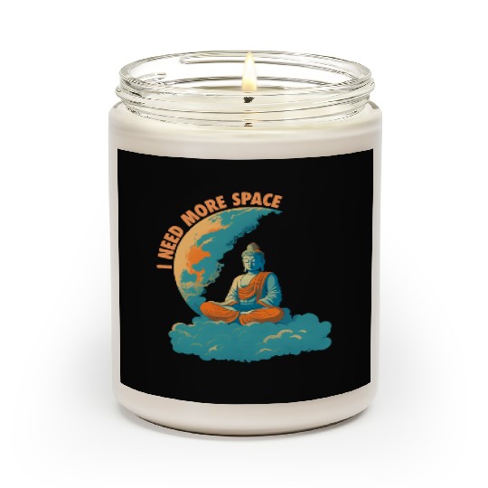 i need more space buddha Scented Candles