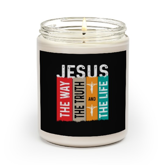 Jesus The Way The Truth The Life Christian Scented Candles