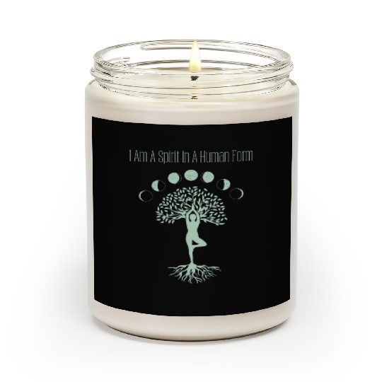 Spirit in Human Form, Moon Phases and Tree of Life Scented Candles