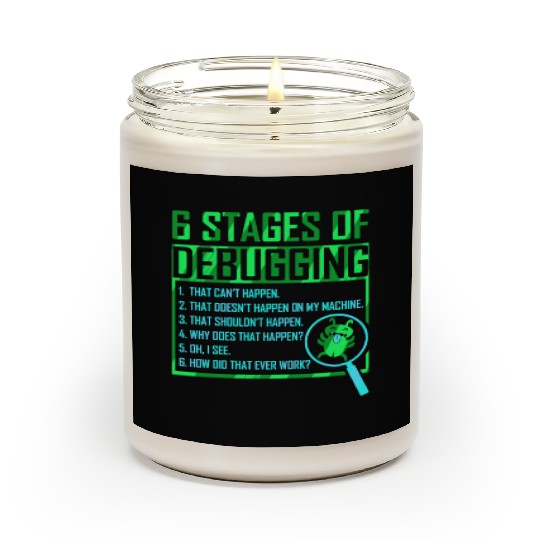 Programmer Funny Gift for Software Developers Scented Candles