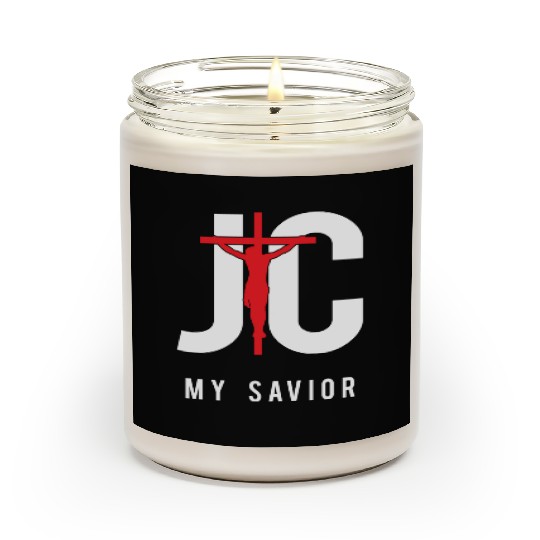 JC Jesus Christ My Savior Love Jesus Christian Scented Candles