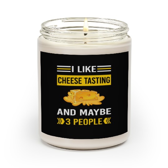 3 People Cheese Tasting Scented Candles