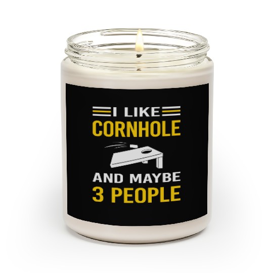 3 People Cornhole Scented Candles