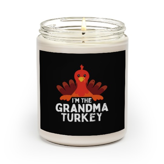 I'm the Grandma Turkey Scented Candles