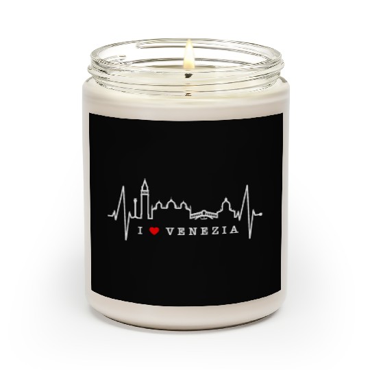 Venice Skyline Italy Heartbeat Italia Love Venezia Scented Candles