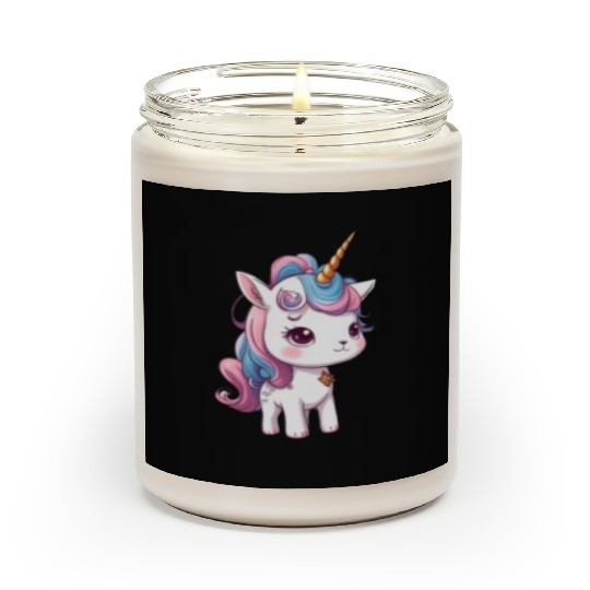 Rainbow unicorn 3 Scented Candles