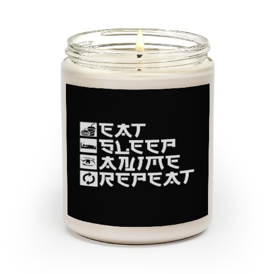 Anime Typography Scented Candles Japanese Manga Scented Candles