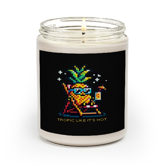 Sunny Pineapple Paradise - Beach Vibes Scented Candles