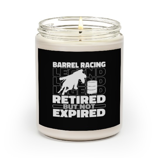 Horse Barrel Racing Retiree Scented Candles