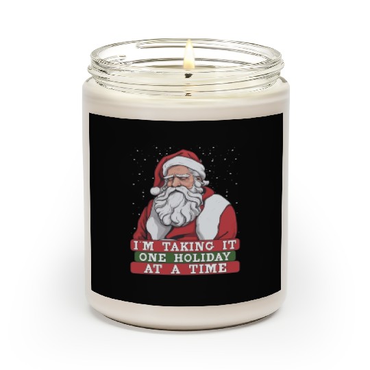 Mental Health Christmas Anti Christmas Holiday Scented Candles