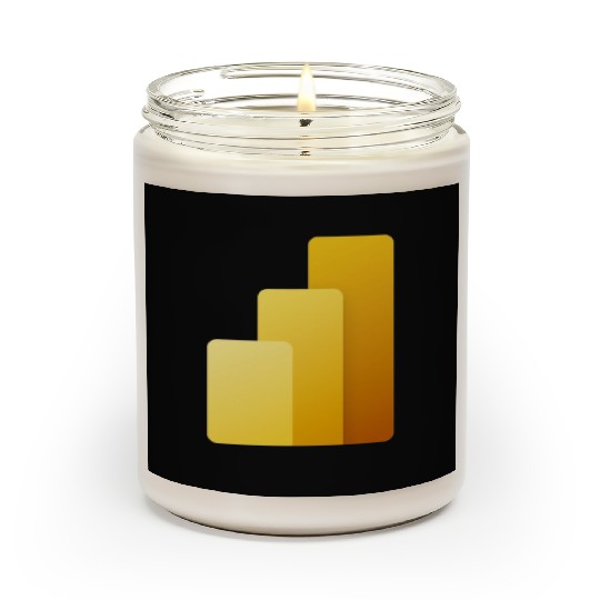 Power BI Logo, business intelligence software Scented Candles