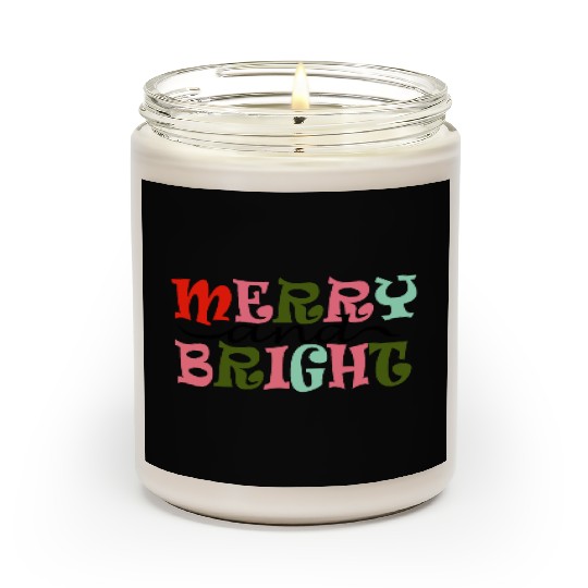 Merry and Bright Christmas Scented Candles