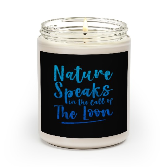 Nature Speaks In The Call Of The Loon 3 Scented Candles