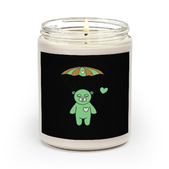 Teddy Bear - The Green Skydiver Scented Candles