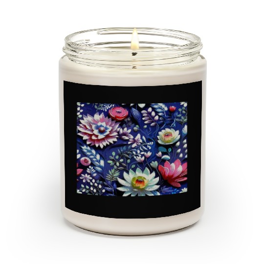 Midnight Floralscape Scented Candles