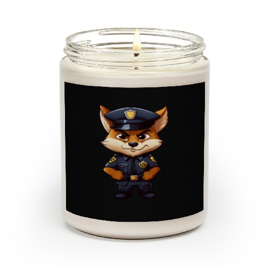 Police fox Scented Candles