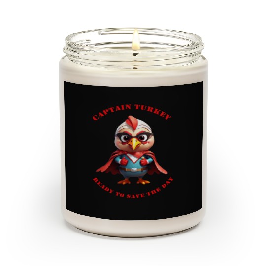 Turkey Super Hero Scented Candles