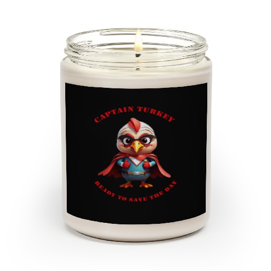 Turkey Super Hero Scented Candles