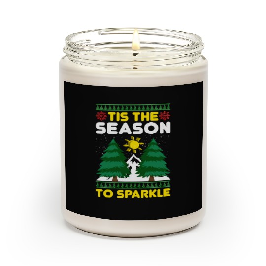 tis the Season to Sparkle Scented Candles