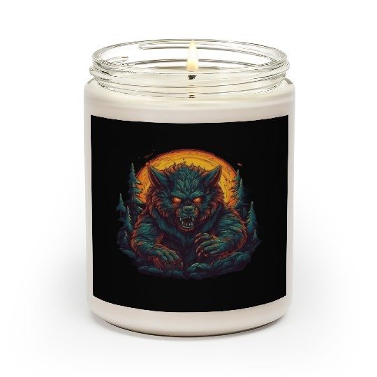A mythical creature Werewolf Scented Candles