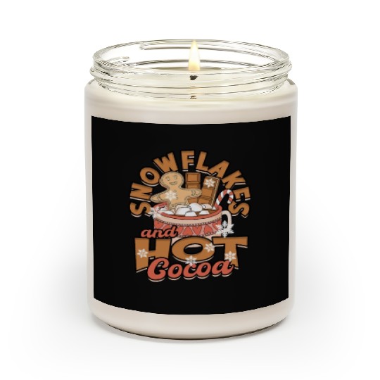 Snowflakes and Hot Cocoa - Snow Scented Candles