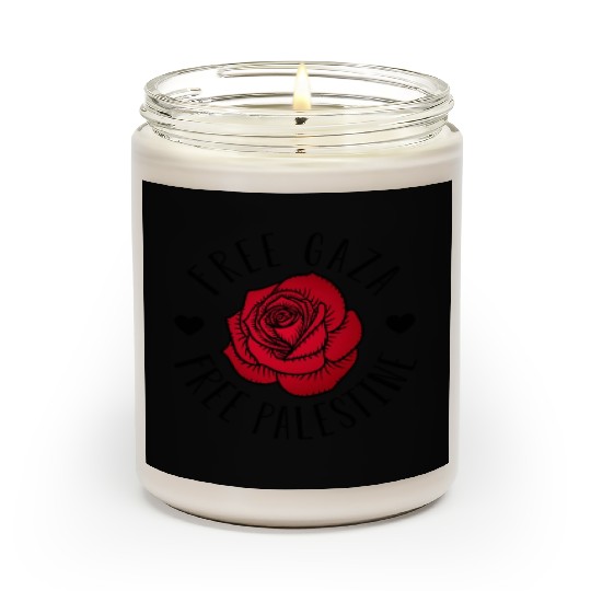 Free Palestine Free Gaza Palestine Flag Palestine Scented Candles